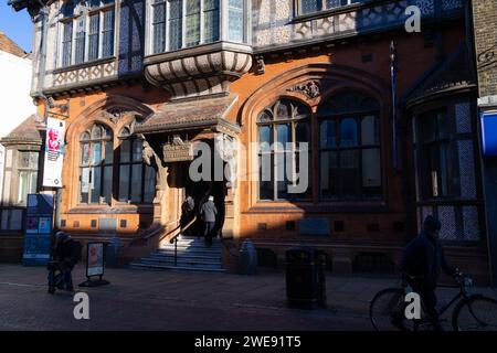 Königliches Museum und kostenlose Bibliothek, das Beaney House of Art & Knowledge, Canterbury, Kent, großbritannien Stockfoto