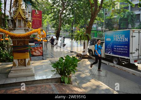 Silom Road Bangkok Thailand Stockfoto