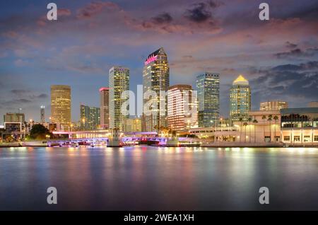 Foto der Skyline von Tampa Florina, USA Stockfoto