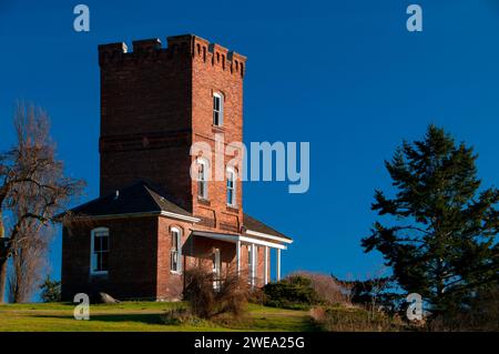 Alexander Schloss, Fort Worden State Park, Washington Stockfoto