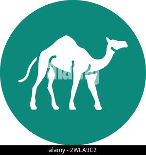 Vektorbild des Kamel-Symbols. Stock Vektor