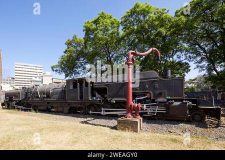 Ostafrikanische Eisenbahnen, Beyer Peacock Co. Lokomotive im Nairobi Railway Museum, Nairobi, Kenia, Afrika Stockfoto