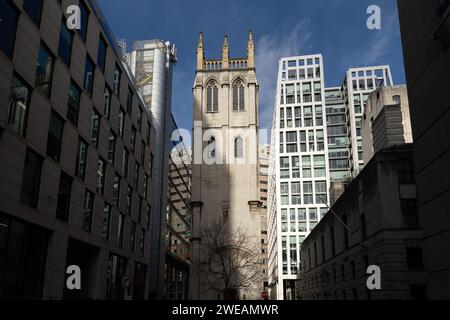 St Alban’s war eine Kirche in der Wood Street, City of London Stockfoto