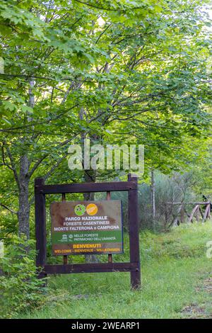 Passo della Braccina, Nationalpark Foreste Casentinesi, Monte Falterona, Campigna (Parco Nazionale delle Foreste Casentinesi, Monte Falterona e Campi Stockfoto