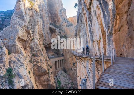 Caminito del Rey (Spanien) Stockfoto