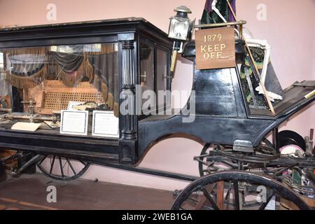 Grabstone, AZ. USA. 12/30/2023. O.K. Corral Historic Complex. Tombstone Arizona Territory um 15:00 Uhr am Mittwoch, 26. Oktober 1881, Schießerei Stockfoto