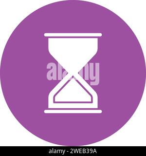 Sanduhr beendet Symbol Vektorbild. Stock Vektor