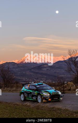 Ford Fiesta Rally2 No.31, J.Wartique, Rallye Monte Carlo 2024 1:43 IXO | Sběratelské modely aut