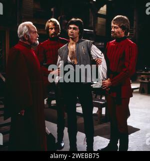 König Heinrich IV., Fernsehfilm nach dem Bühnenstück von William Shakespeare, Deutschland 1975, Regie: Werner schlecht, Darsteller: Walter Rilla, Christian reiner (Bildmitte) Stockfoto