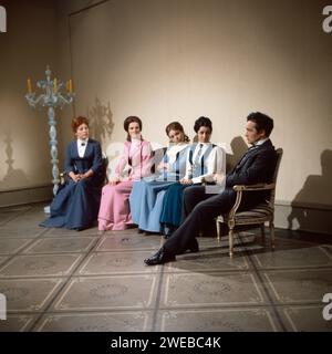 Eine Krankheit genannt Leben, Theateraufzeichnung, Deutschland 1968, Regie: Max Friedmann, Darsteller: Lola Müthel, Emmy Burg, Hilde Ziegler, Helga Schlack, Peter Mosbacher Stockfoto