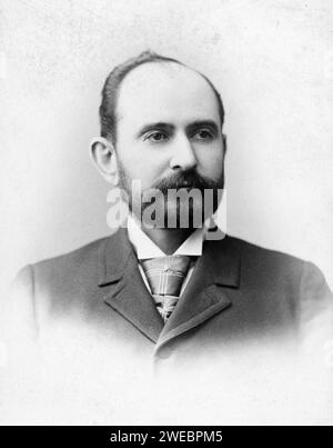 William Temple Hornaday, (1854–1937) US-amerikanischer Zoologe, Naturschützer und Autor. Stockfoto