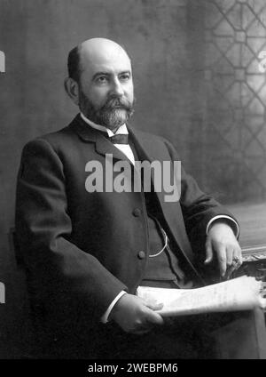 William Temple Hornaday, (1854–1937) US-amerikanischer Zoologe, Naturschützer und Autor. Stockfoto