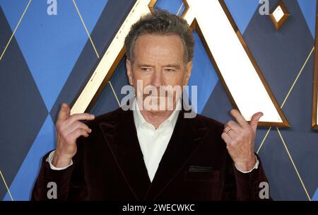 London, Großbritannien. Januar 2024. Bryan Cranston besucht die Weltpremiere von „Argylle“ am Odeon Luxe Leicester Square in London, England. Quelle: SOPA Images Limited/Alamy Live News Stockfoto