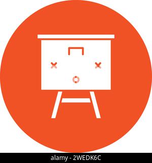 Vektorbild des Präsentationssymbols. Stock Vektor