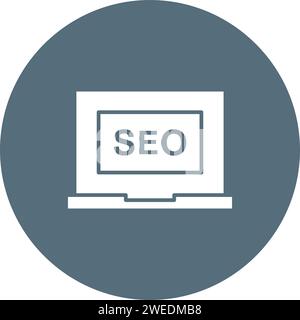 Vektorbild des SEO-Symbols. Stock Vektor