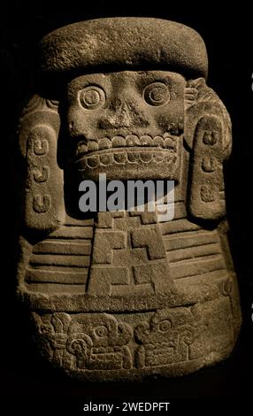 Gott der Toten Mictecacihuatl aztekischen Toten Stein Mexiko mexikanische Stockfoto