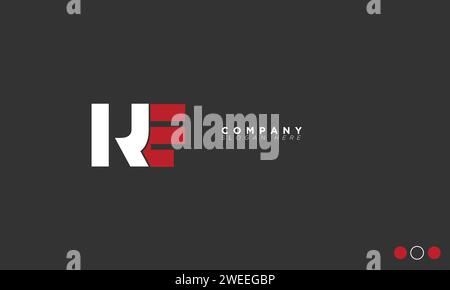 RE Alphabet Buchstaben Initialen Monogramm Logo Stock Vektor