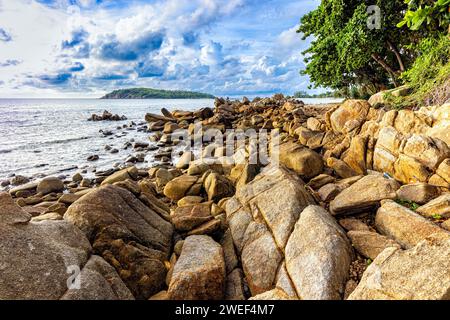 Rock Beach, Bo Phut, Ko Samui, Thailand Stockfoto