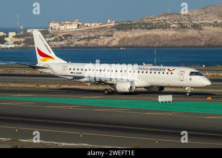 Embraer 190/195 Flugzeug der Fluggesellschaft German Airways Stockfoto