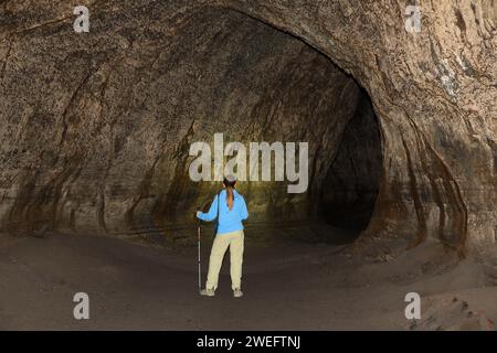 Ape Höhle, Mt St Helens National Volcanic Monument, Washington Stockfoto