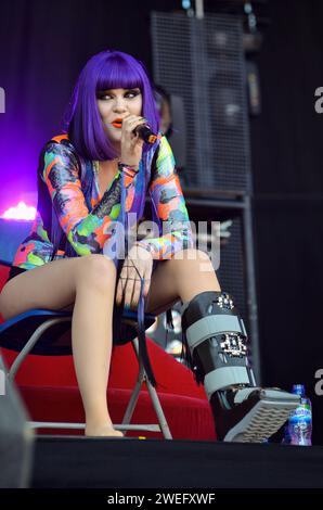 Jessie J, V2011, Hylands Park, Chelmsford, Essex, Großbritannien - 20. August 2011 Stockfoto