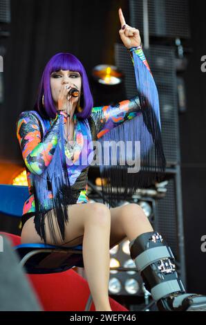 Jessie J, V2011, Hylands Park, Chelmsford, Essex, Großbritannien - 20. August 2011 Stockfoto