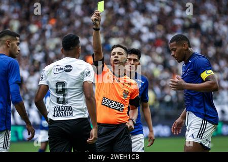 Sao Paulo, Brasilien. Januar 2024. SP - SAO PAULO - 01/25/2024 - COPA SAO PAULO 2024, CORINTHIANS (Foto: Fabio Giannelli/AGIF/SIPA USA) Credit: SIPA USA/Alamy Live News Stockfoto