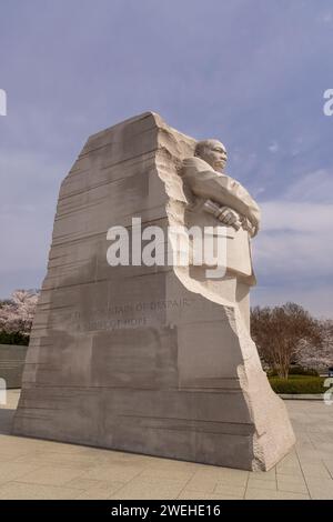Stein der Hoffnung, Martin Luther King Jr. Memorial, Washington Mall, Washington, DC Stockfoto