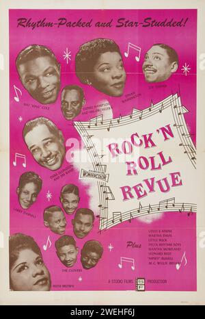 Rock 'N' Roll Revue (Studio Films, 1955) Musical - feat Nat King Cole, Duke Ellington, Dinah Washington, Joe Turner usw. Stockfoto