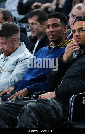 Jude Bellingham von Real Madrid CF während des EuroLeague-Spiels der Turkish Airlines zwischen Real Madrid und Olympiacos Piräus am 25. Januar in Wizink, Stockfoto