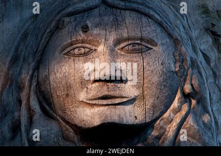 The Maiden of Deception Pass, Deception Pass State Park, Washington Stockfoto