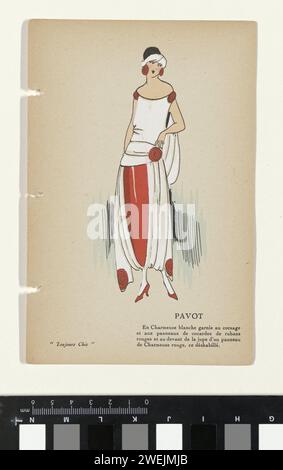 Always Chic Deshabilles, Winter 1921-1922: Pavot, 1921 - 1922 Drucken aus dem Katalog 'Toujours Chic', in dem eine Übersicht über die Wintermode 1921-1922. Papier Buchdruck, der Modeplatten druckt Stockfoto