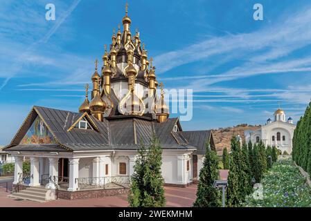 Kirche der Verklärung des Erlösers auf dem Territorium des Ust-Medveditsky-Erlöser-Verklärung-Klosters. Serafimowitsch. Oblast Wolgograd. Stockfoto