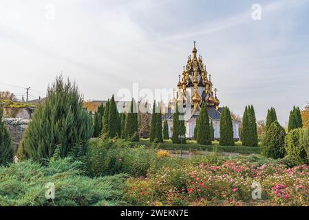 Kirche der Verklärung des Erlösers auf dem Territorium des Ust-Medveditsky-Erlöser-Verklärung-Klosters. Serafimowitsch. Wolgograd. Stockfoto