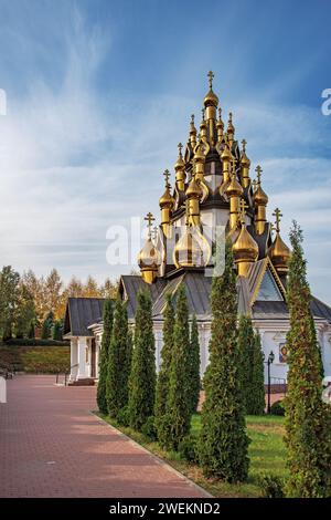 Kirche der Verklärung des Erlösers auf dem Territorium des Ust-Medweditski des Klosters Spaso-Preobraschenski. Serafimowitsch. Wolgograd Stockfoto