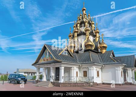 Kirche der Verklärung des Erlösers auf dem Territorium des Ust-Medveditsky-Erlöser-Verklärung-Klosters. Serafimowitsch. Oblast Wolgograd. Stockfoto