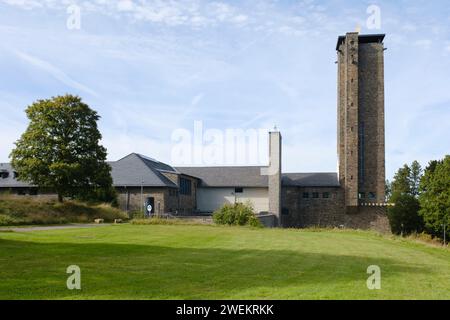 Forum Vogelsang IP, ehemaliges Schloss NS-Ordensburg, Nationalpark Eifel Stockfoto