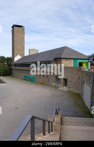 Forum Vogelsang IP, ehemaliges Schloss NS-Ordensburg, Nationalpark Eifel Stockfoto