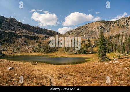 Glimmersee in der Mount Zirkel Wilderness, Colorado Stockfoto