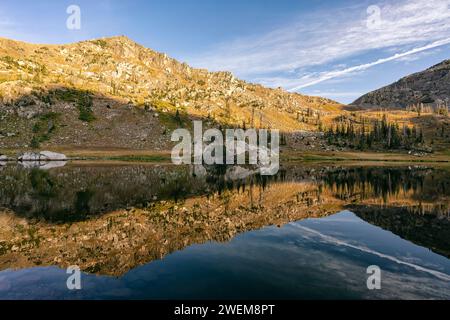 MICA Lake in der Mount Zirkel Wilderness, Colorado Stockfoto