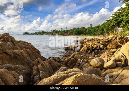 Rock Beach, Bo Phut, Ko Samui, Thailand Stockfoto