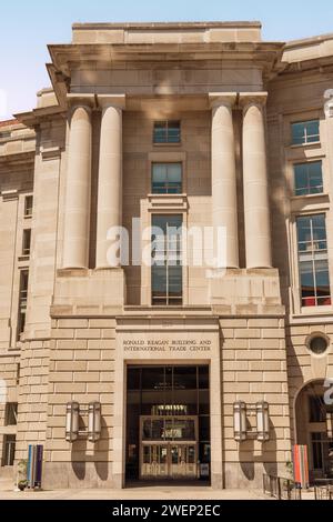 Ronald Reagan Building und International Trade Center in Washington, D.C., USA. Stockfoto