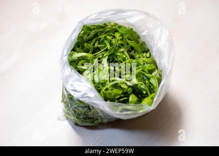 Sack voller Raketenanlage Stockfoto