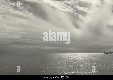 Die Gewässer Alaskas sind wunderschön zu sehen. Stockfoto