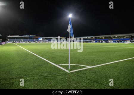 Eindhoven, Niederlande. Januar 2024. EINDHOVEN, 26.01.2024, Jan Louwers Stadium, Niederländisch Keukenkampioen divisie, Saison 2023/2024. FC Eindhoven – MVV. Stadion vor dem Spiel Credit: Pro Shots/Alamy Live News Stockfoto