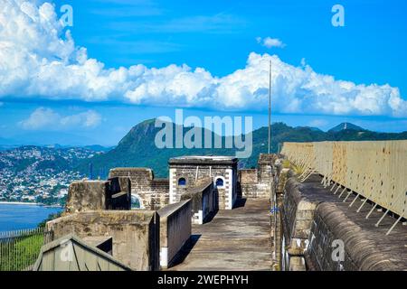 Sao Luis Fort in Niteroi, Rio de Janeiro, Brasilien. Stockfoto