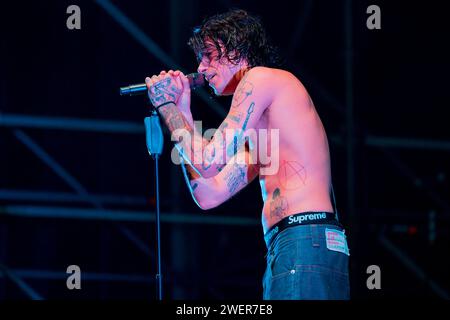 Italien 01 Juni 2023 Naska - Diego Caterbetti - Live beim Slam Dunk Italy Festival Bellaria-Igea Marina © Andrea Ripamonti / Alamy Stockfoto