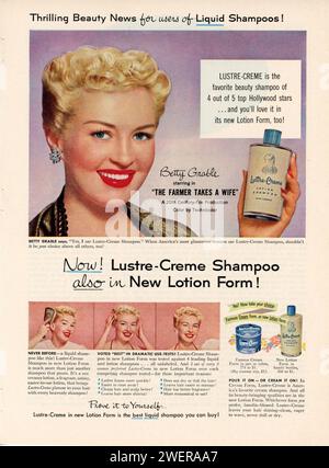 Vintage-Magazin „Good Housekeeping“, Mai 1953, Werbespot, USA Stockfoto
