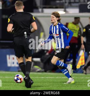 Eindhoven, Niederlande. Januar 2024. EINDHOVEN, 26.01.2024, Jan Louwers Stadium, Niederländisch Keukenkampioen divisie, Saison 2023/2024. FC Eindhoven – MVV. Jasper Dalhaus Credit: Pro Shots/Alamy Live News Stockfoto