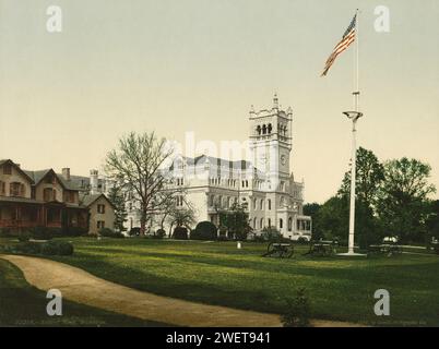 Sherman Building, US Soldiers' and Airmen's Home (Old Soldiers Home), Washington, DC 1898. Stockfoto